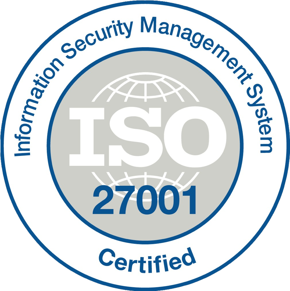 ISO 27001 Certified